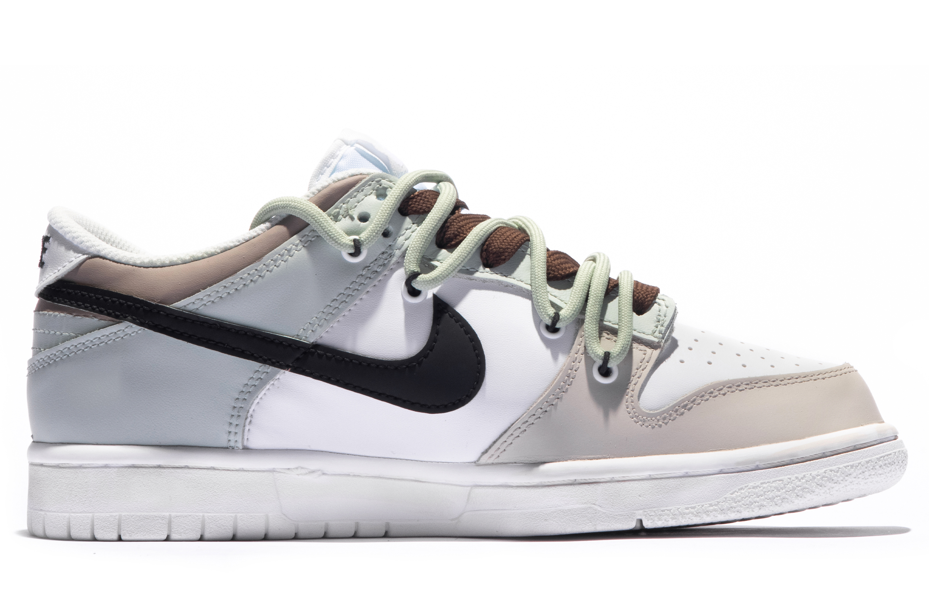 Order [Kasut Custom] Nike Dunk Low 'Coconut White Graffiti' DH9765-100(TeamM-女款椰子水S-BOX)