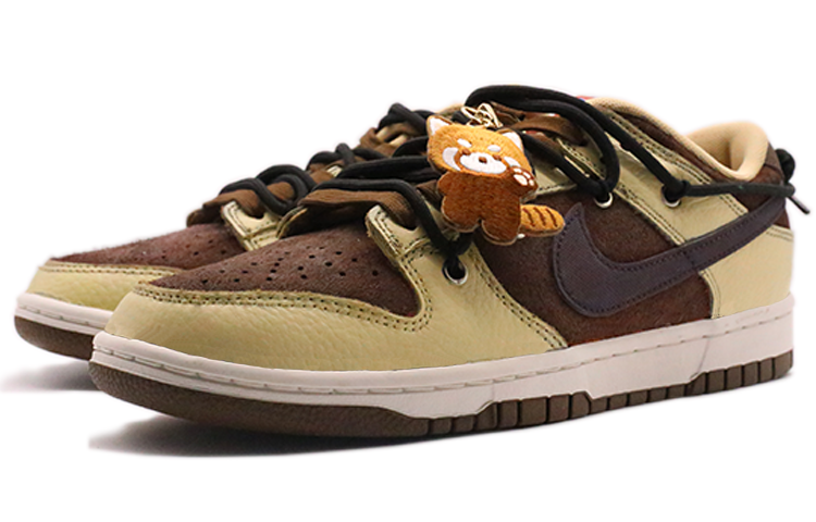 Lookbook [Kasut Custom] Nike Dunk Low 'Coklat Kopi' DR9704-200（team72-顽皮小熊）