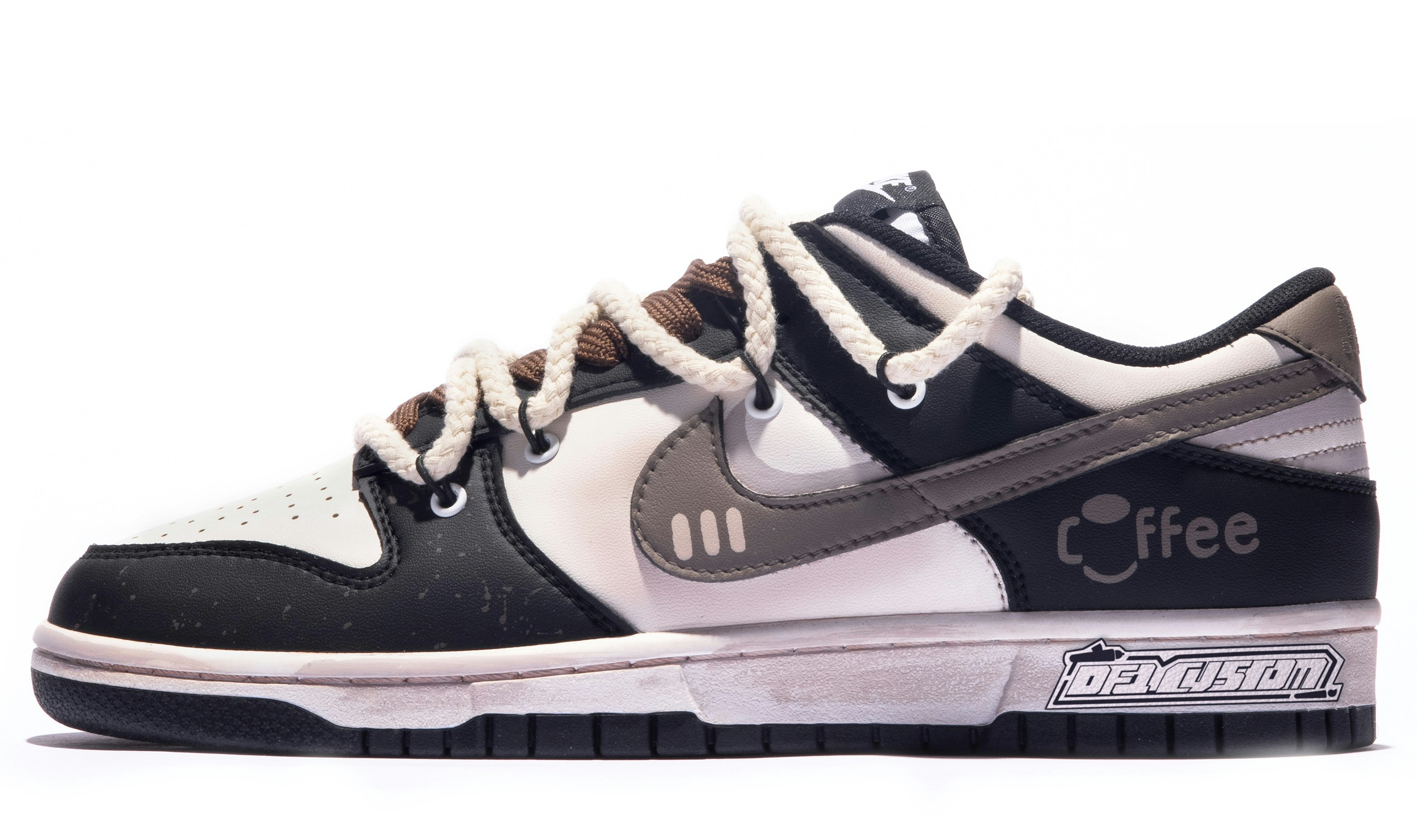 custom-shoes-nike-dunk-low-coffee-cream