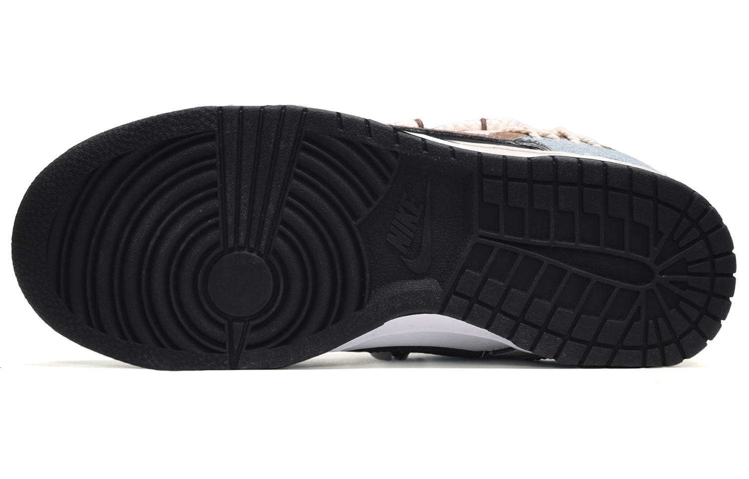 Purchase [Sneaker Kustom] Nike Dunk Low 'Collegiate Deconstructed Hitam Kuning Coklat' DD1391-100(TeamE-男款手工缝线黑黄棕)