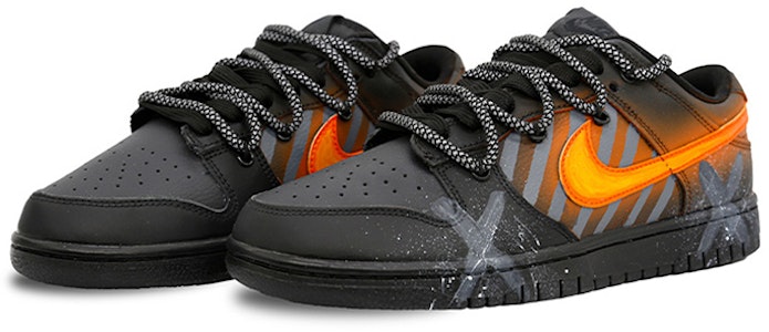 나이키 덩크 로우 '컴뱃 레이저 오렌지 블랙' (커스텀) DH9765-002(Team7-女款机能风战斗激光) Lookbook 나이키 덩크 로우 '컴뱃 레이저 오렌지 블랙' (커스텀) DH9765-002(Team7-女款机能风战斗激光)