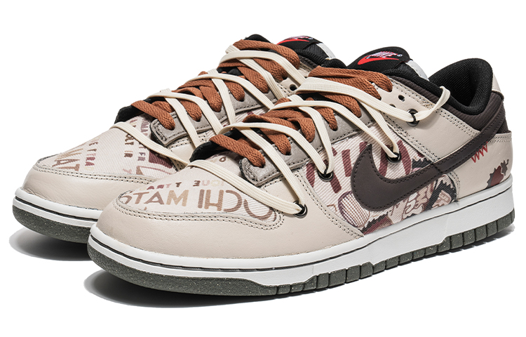 Lookbook [Kasut Custom] Nike Dunk Low 'Poster Komik' DM0108-001(TeamB-漫画海报S-BOX)