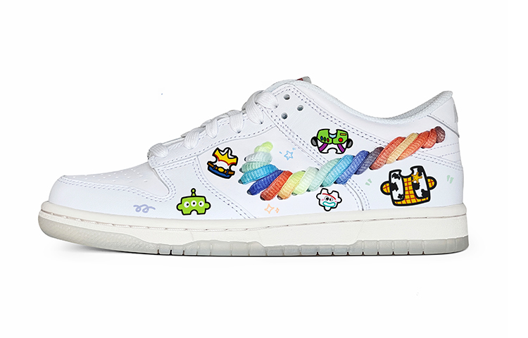 Order 나이키 덩크 로우 '코믹 퍼즐 화이트' (커스텀) FN4861-100(TeamD-玩具拼图)