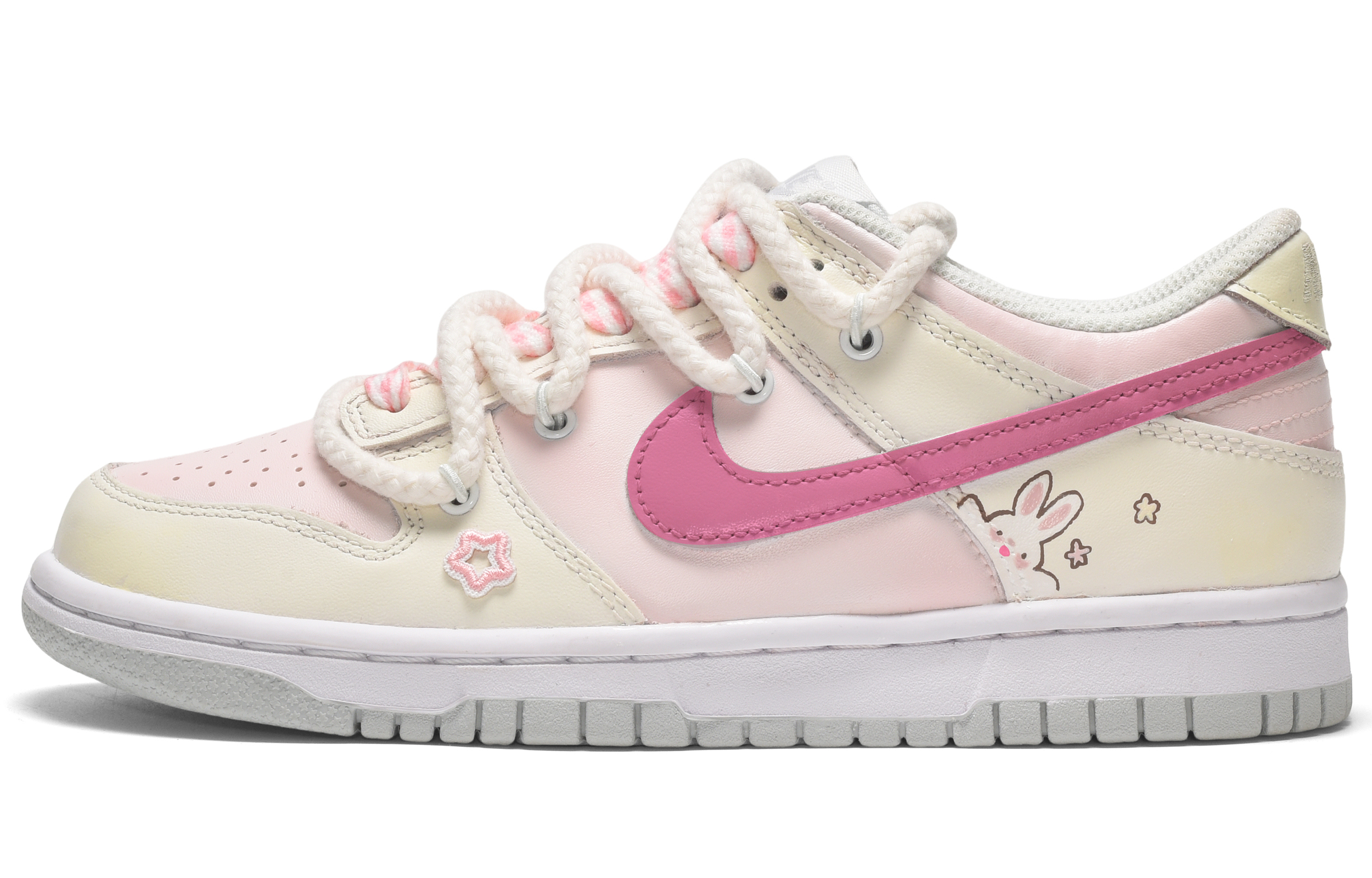 Buy 나이키 덩크 로우 '고백러브 - 핑크옐로우' (Nike Dunk Low '고백러브 - 핑크옐로') DV0831-101(TeamE-男款乌梅子酱粉黄)