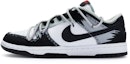 Buy 나이키 덩크 로우 '블랙앤화이트' (커스텀) DV0827-100(Team80-男款反差黑白)