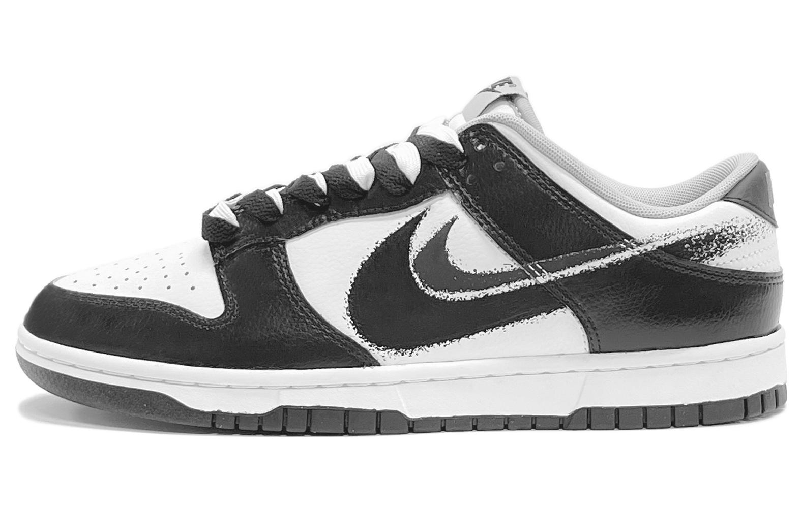 Buy [カスタムシューズ] ナイキ ダンク ロー 'コントラスト ブラック ホワイト' FD0661-100(TeamTwo-反差黑白S-BOX)