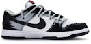 Order 나이키 덩크 로우 '블랙앤화이트' (커스텀) DV0827-100(Team80-男款反差黑白)