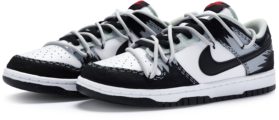 나이키 덩크 로우 '블랙앤화이트' (커스텀) DV0827-100(Team80-男款反差黑白) Lookbook 나이키 덩크 로우 '블랙앤화이트' (커스텀) DV0827-100(Team80-男款反差黑白)