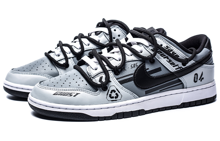 Lookbook [Sepatu Custom] Nike Dunk Low 'Cool Grey Deconstructed Racing' DJ6188-002(Team1-男款赛车涂装)