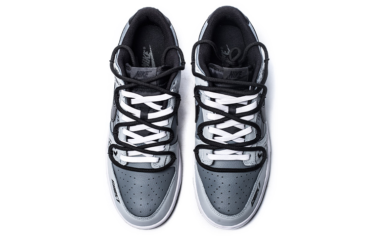 Shop [Sepatu Custom] Nike Dunk Low 'Cool Grey Deconstructed Racing' DJ6188-002(Team1-男款赛车涂装)