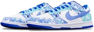Lookbook 【定制球鞋】Nike Dunk Low 酷飒一夏 王者榮耀 諸葛亮 解構鞋帶 電玩 低幫 板鞋 GS 藍白