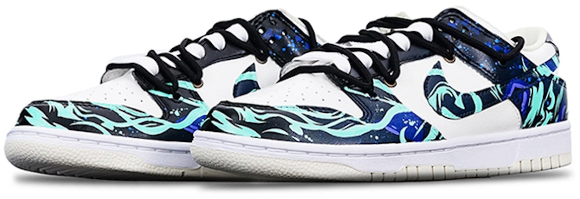 Nike Dunk Low "Verano Fresco - Akali" Morado/Azul DH9765-100(Teamone-女款阿卡丽) Lookbook Nike Dunk Low "Verano Fresco - Akali" Morado/Azul DH9765-100(Teamone-女款阿卡丽)