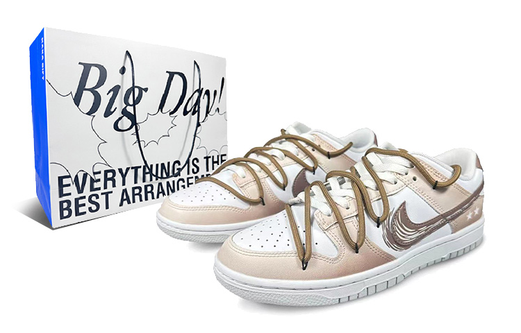 Buy 【カスタムシューズ】ナイキ ダンク ロー 'コペルニクス ピュアプラチナム Two Star コーヒーブラウン' DV0831-101（Team187-双星咖啡）