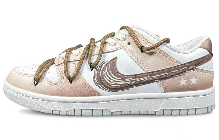 Lookbook 【カスタムシューズ】ナイキ ダンク ロー 'コペルニクス ピュアプラチナム Two Star コーヒーブラウン' DV0831-101（Team187-双星咖啡）