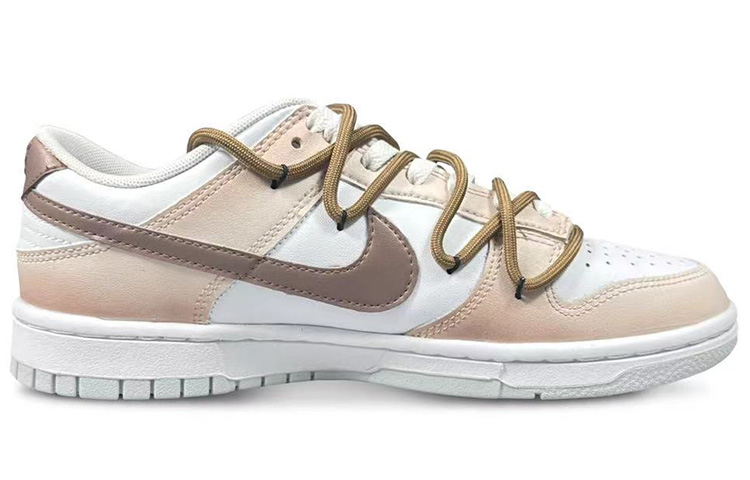 Shop 【カスタムシューズ】ナイキ ダンク ロー 'コペルニクス ピュアプラチナム Two Star コーヒーブラウン' DV0831-101（Team187-双星咖啡）