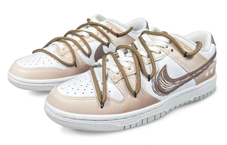 Purchase 【カスタムシューズ】ナイキ ダンク ロー 'コペルニクス ピュアプラチナム Two Star コーヒーブラウン' DV0831-101（Team187-双星咖啡）