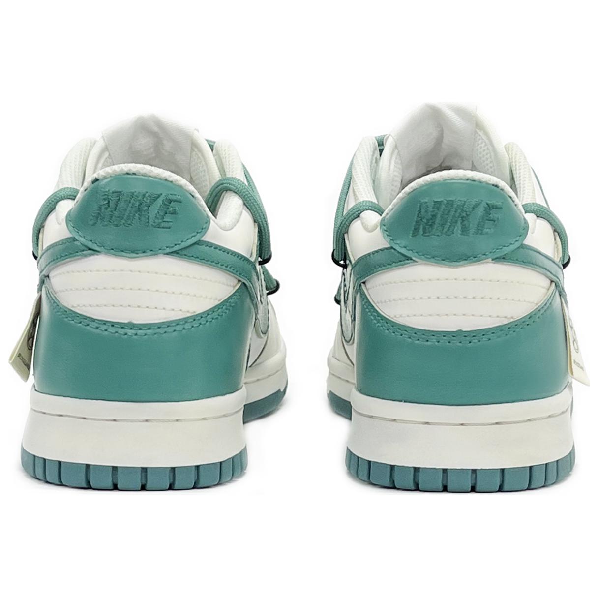 Shop 【定制球鞋】Nike Dunk Low 特殊禮盒 復古解構風 做舊貼標 清新高街 低幫 板鞋 GS 銅綠色