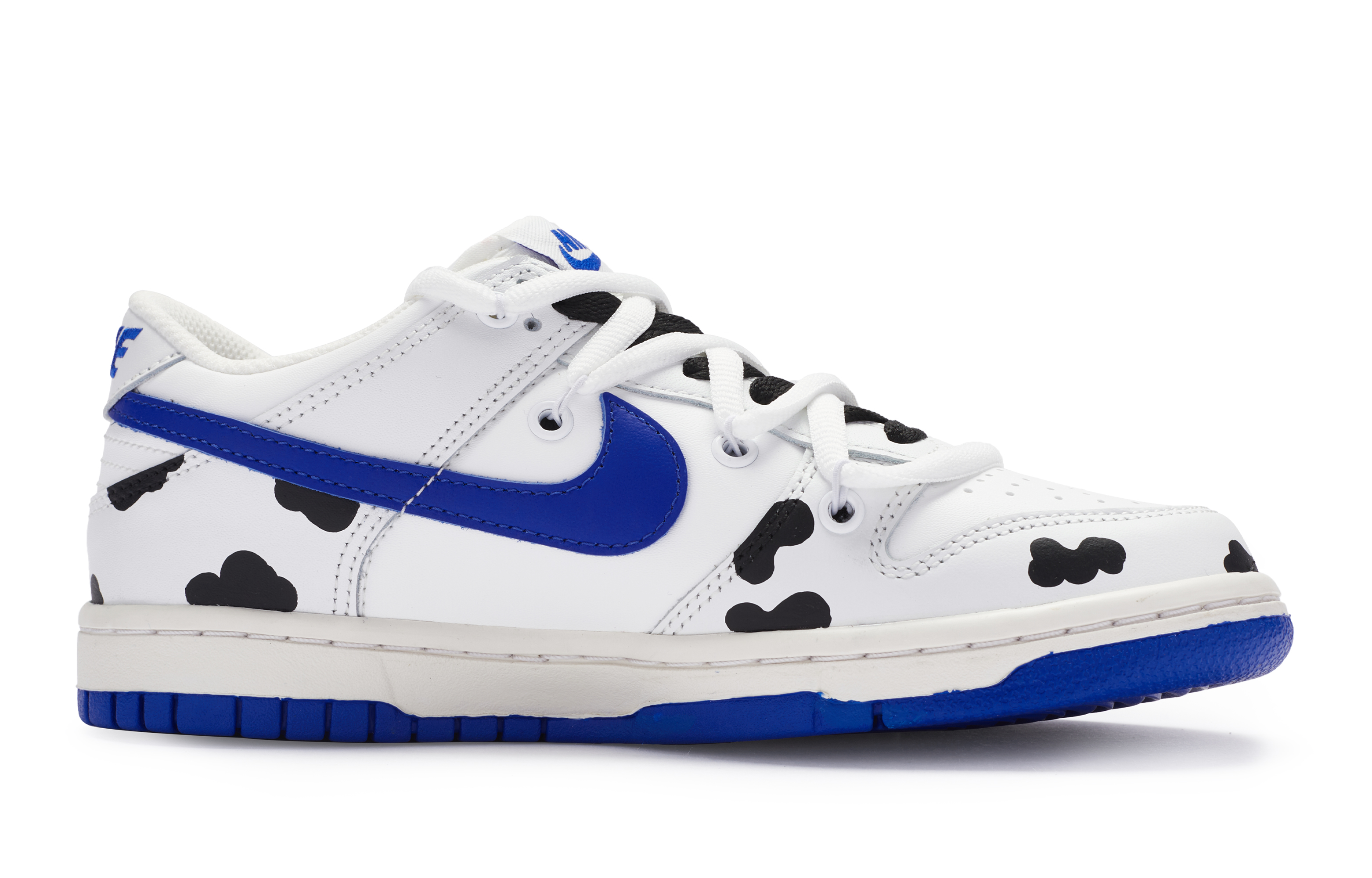 Order [Zapatillas Personalizadas] Nike Dunk Low 'Diario de Vacas Página 7' DH9765-105(Team80-女款奶油crush白蓝)