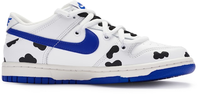 【定製球鞋】Nike Dunk Low 811製造 第七頁序 奶牛crush日記 心跳筆記 低幫 板鞋 GS 黑白藍 Order 【定製球鞋】Nike Dunk Low 811製造 第七頁序 奶牛crush日記 心跳筆記 低幫 板鞋 GS 黑白藍