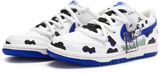 【定製球鞋】Nike Dunk Low 811製造 第七頁序 奶牛crush日記 心跳筆記 低幫 板鞋 GS 黑白藍 Lookbook 【定製球鞋】Nike Dunk Low 811製造 第七頁序 奶牛crush日記 心跳筆記 低幫 板鞋 GS 黑白藍