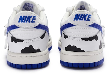 【定製球鞋】Nike Dunk Low 811製造 第七頁序 奶牛crush日記 心跳筆記 低幫 板鞋 GS 黑白藍 Shop 【定製球鞋】Nike Dunk Low 811製造 第七頁序 奶牛crush日記 心跳筆記 低幫 板鞋 GS 黑白藍