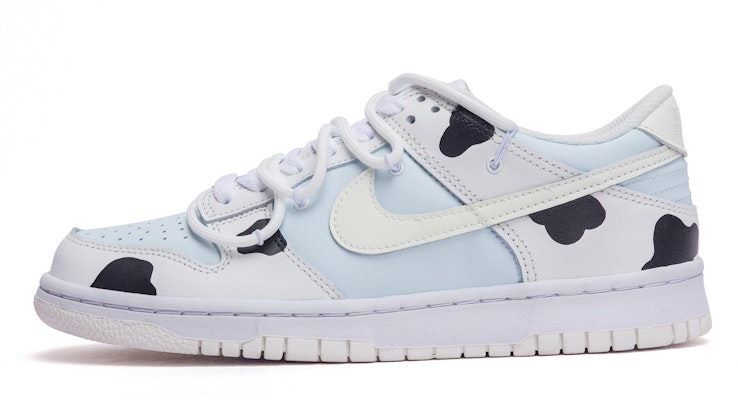 【客製球鞋】Nike Dunk Low 奶牛奧利奧 多巴胺粉 活力少女 溫柔風 個性穿搭 低筒 板鞋 GS 白藍 Buy 【客製球鞋】Nike Dunk Low 奶牛奧利奧 多巴胺粉 活力少女 溫柔風 個性穿搭 低筒 板鞋 GS 白藍