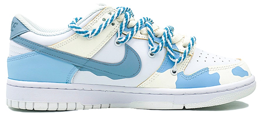 【定制鞋款】耐克Dunk Low '牛纹牛奶蓝' DH9765-100(Team27-女款新鲜牛乳奶蓝白) Order 【定制鞋款】耐克Dunk Low '牛纹牛奶蓝' DH9765-100(Team27-女款新鲜牛乳奶蓝白)
