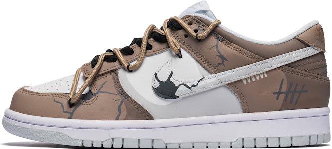 나이키 덩크 로우 '크랙 패턴 화이트브라운' (커스텀) DH9765-102(Team22-美拉德爆裂纹) Buy 나이키 덩크 로우 '크랙 패턴 화이트브라운' (커스텀) DH9765-102(Team22-美拉德爆裂纹)
