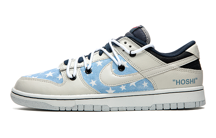 Buy [Zapatillas Personalizadas] Nike Dunk Low 'Crema Azul' DM0108-400(Team22-男款五角星蓝A-BOX)