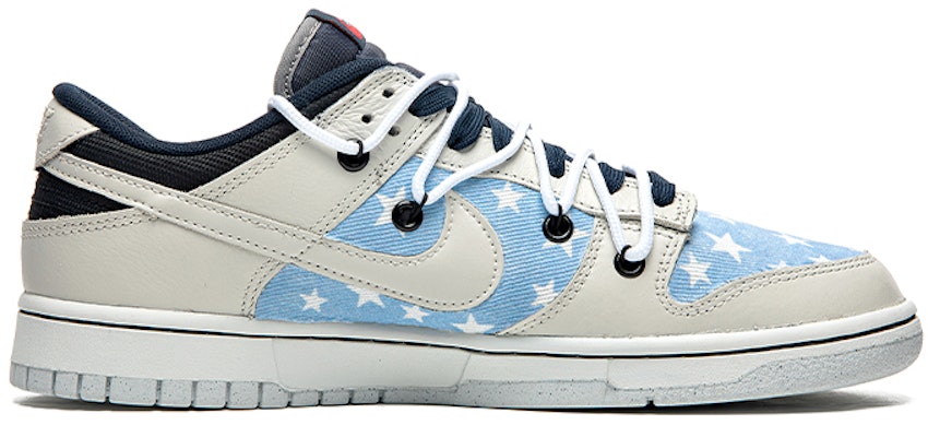 【カスタムシューズ】ナイキ ダンク ロー『クリームブルー』 DM0108-400(Team22-男款五角星蓝A-BOX) Order 【カスタムシューズ】ナイキ ダンク ロー『クリームブルー』 DM0108-400(Team22-男款五角星蓝A-BOX)