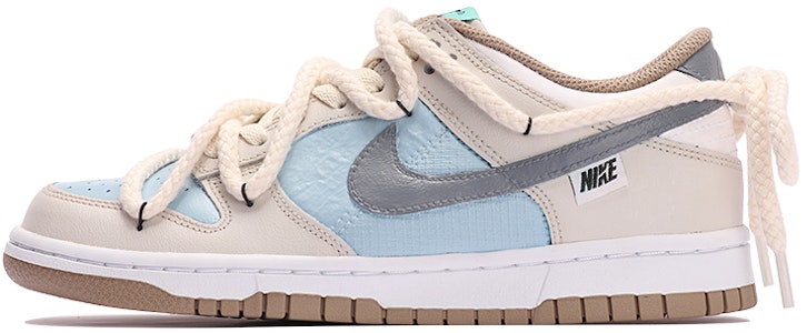 Nike Dunk Low クリームブルーカスタム (Nike Dunk Low Cream Blue Custom) DX6063-131(TeamThree女款棉花糖蓝咖色) Buy Nike Dunk Low クリームブルーカスタム (Nike Dunk Low Cream Blue Custom) DX6063-131(TeamThree女款棉花糖蓝咖色)