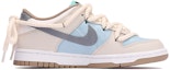 Order 【定制球鞋】Nike Dunk Low 奶油棉花糖 清新藍 vibe風 解構雙鞋帶 低幫 板鞋 GS 藍咖色