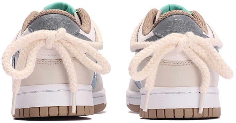 【定制球鞋】Nike Dunk Low 奶油棉花糖 清新藍 vibe風 解構雙鞋帶 低幫 板鞋 GS 藍咖色 Purchase 【定制球鞋】Nike Dunk Low 奶油棉花糖 清新藍 vibe風 解構雙鞋帶 低幫 板鞋 GS 藍咖色