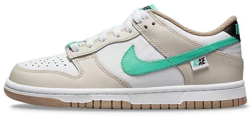 【定制球鞋】Nike Dunk Low 奶油棉花糖 清新藍 vibe風 解構雙鞋帶 低幫 板鞋 GS 藍咖色 Details for 【定制球鞋】Nike Dunk Low 奶油棉花糖 清新藍 vibe風 解構雙鞋帶 低幫 板鞋 GS 藍咖色
