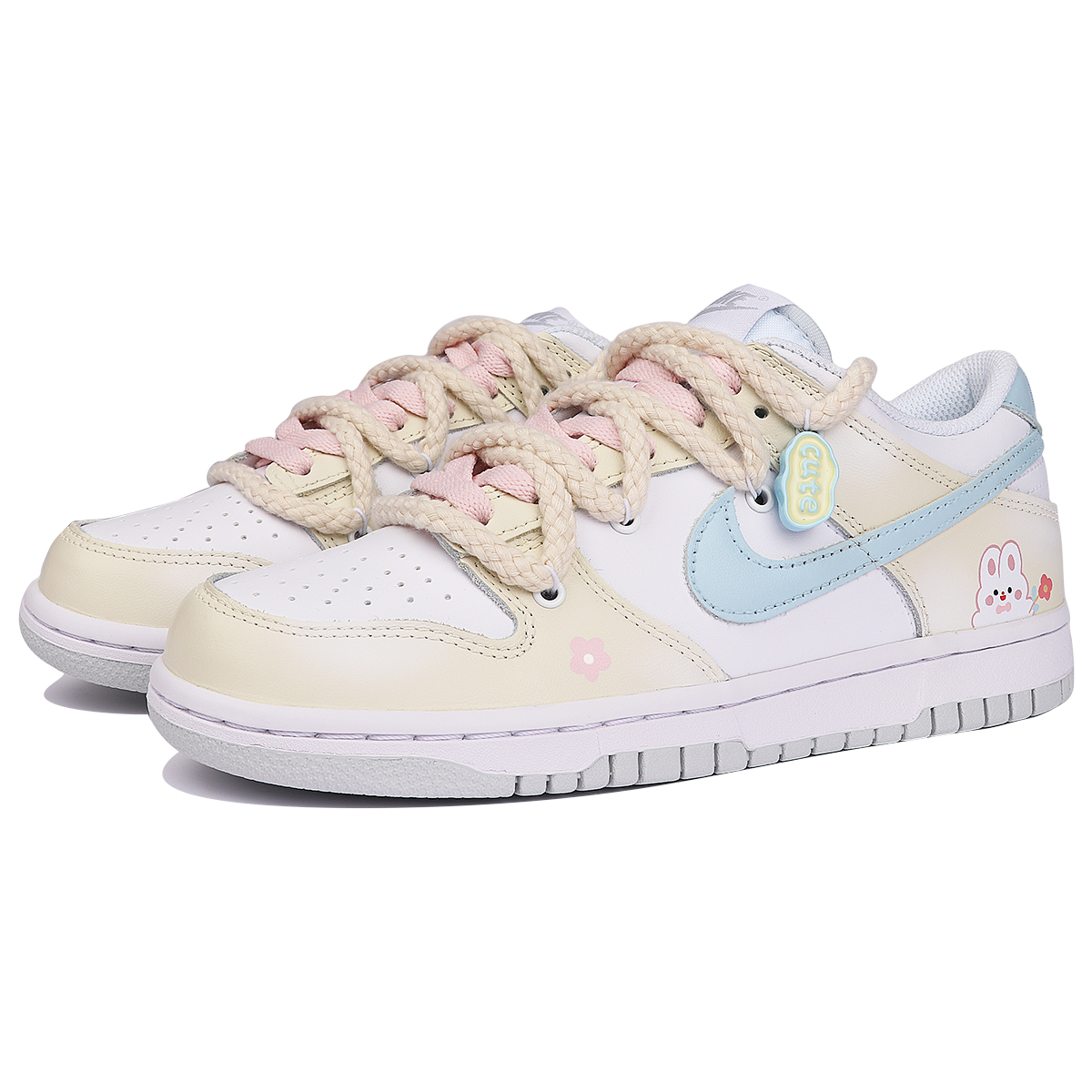 Lookbook 【定制鞋款】Nike Dunk Low “奶油兔星球” DH9765-102(TeamThree-女款奶兔星球米白)