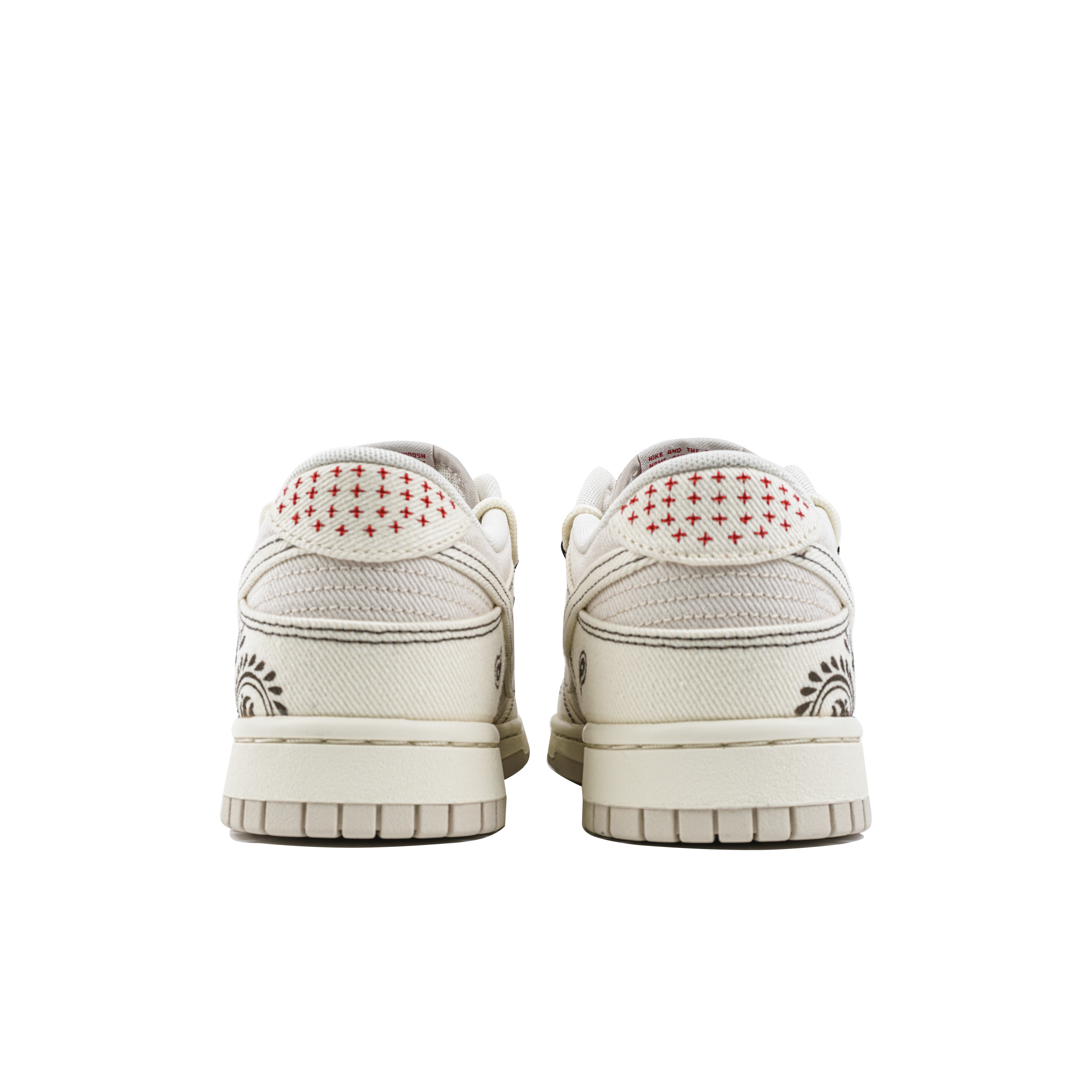 Shop [Zapatillas Personalizadas] Nike Dunk Low 'Paisley Crema Mocha' DV0834-100(Team陆-摩卡腰果花)