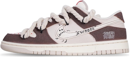 【定制鞋款】耐克Dunk Low '奶油摩卡笑脸涂鸦' DV0834-100(Team71-高街摩卡棕) Buy 【定制鞋款】耐克Dunk Low '奶油摩卡笑脸涂鸦' DV0834-100(Team71-高街摩卡棕)
