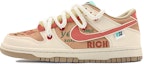 Buy 【定製球鞋】Nike Dunk Low 解構鞋帶 英文字母 高街 低幫 板鞋 GS 米橙色