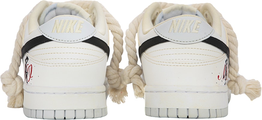 【訂製球鞋】Nike Dunk Low 復古 休閒 舒適 耐磨防滑 低筒 板鞋 GS 米白色 Shop 【訂製球鞋】Nike Dunk Low 復古 休閒 舒適 耐磨防滑 低筒 板鞋 GS 米白色