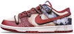나이키 덩크 로우 '크림슨 그라피티 르네상스' (커스텀) DD1391-601(Team215-纸醉金迷)