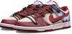 나이키 덩크 로우 '크림슨 그라피티 르네상스' (커스텀) DD1391-601(Team215-纸醉金迷)