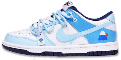 Nike Dunk Low カスタム「雪峰」(ゆきほう) DH9765-300(TeamF-女款雪山白蓝) Buy Nike Dunk Low カスタム「雪峰」(ゆきほう) DH9765-300(TeamF-女款雪山白蓝)