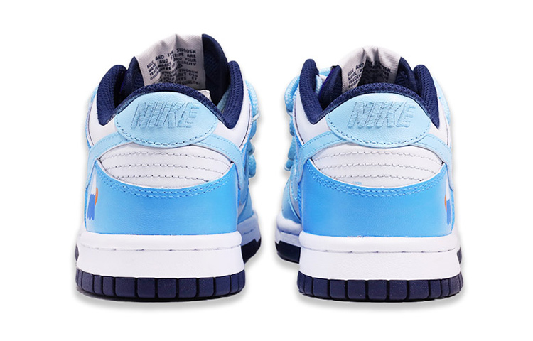 Shop Nike Dunk Low カスタム「雪峰」(ゆきほう) DH9765-300(TeamF-女款雪山白蓝)