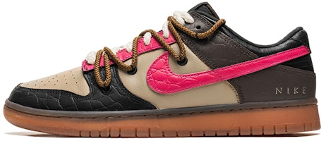 ナイキ ダンク ロー『クロコダイルパターン - 眩しいブラック』カスタムシューズ DV1024-010(Team22-男鳄鱼纹粉黑A-BOX) Buy ナイキ ダンク ロー『クロコダイルパターン - 眩しいブラック』カスタムシューズ DV1024-010(Team22-男鳄鱼纹粉黑A-BOX)