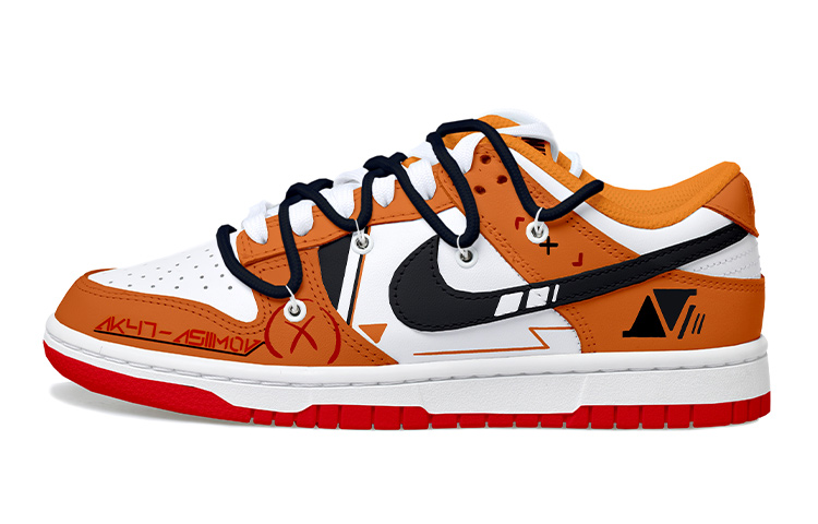 Buy [Kasut Custom] Nike Dunk Low 'CSGO Asiimov Hitam Jingga' DH9765-101(Team拾玖-二西莫夫女)
