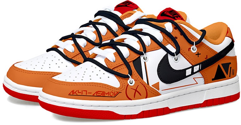 나이키 덩크 로우 'CSGO 아시모프 블랙 오렌지' (커스텀) DH9765-101(Team拾玖-二西莫夫女) Lookbook 나이키 덩크 로우 'CSGO 아시모프 블랙 오렌지' (커스텀) DH9765-101(Team拾玖-二西莫夫女)