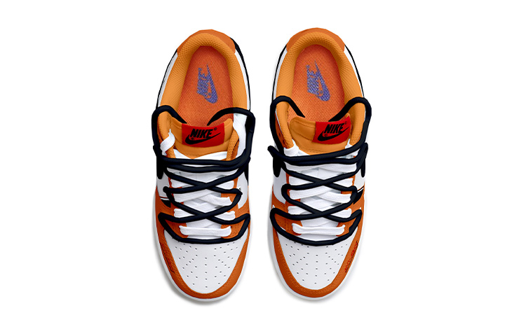Shop [Kasut Custom] Nike Dunk Low 'CSGO Asiimov Hitam Jingga' DH9765-101(Team拾玖-二西莫夫女)