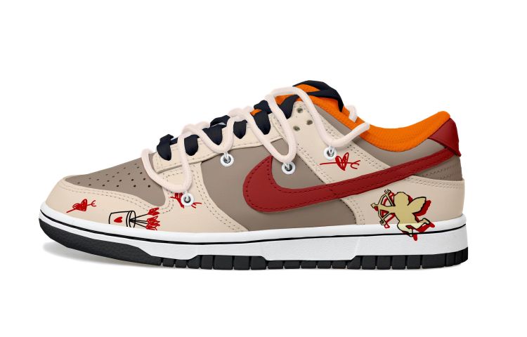 Buy [Sepatu Kustom] Nike Dunk Low 'Cupid Mocha Brown' DH9765-003(Team拾玖-丘比特女S-BOX)
