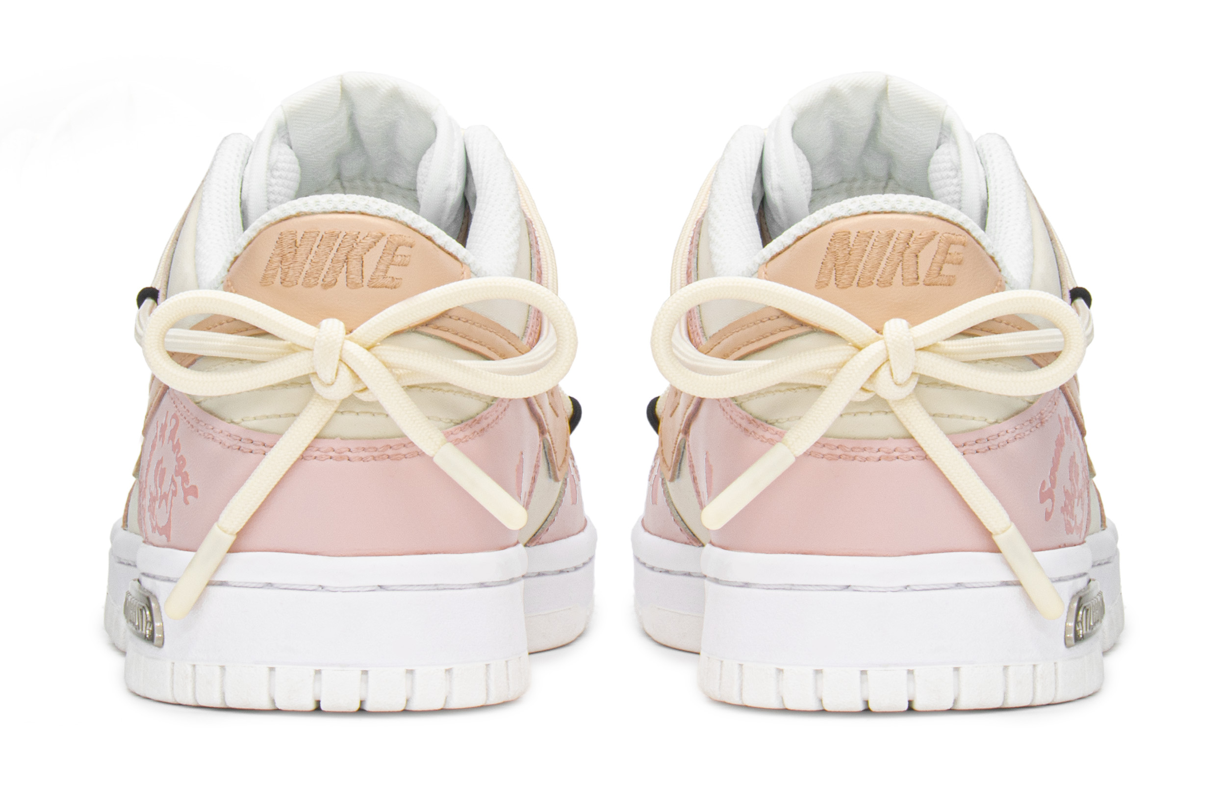 Shop [Sepatu Kustom] Nike Dunk Low 'Cupid Pink' DH9765-100(TeamA-DK爱心丘比特)