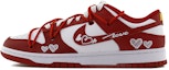 Buy 나이키 덩크 로우 '큐피드 그라피티 - 화이트 레드' (커스텀) DD1391-602(Team10-涂鸦爱情)